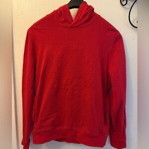 Psycho Bunny vintage retro edgy fashion wear Men's Vibrant Red Hoodie size S